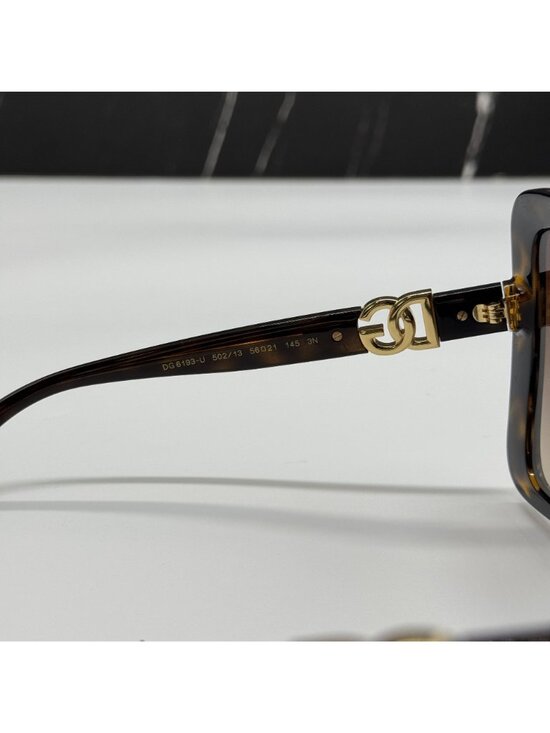 Dolce&Gabbana DG6193U 502/13 Havana Brown Butterfly Sunglasses Authentic NEW main image 11